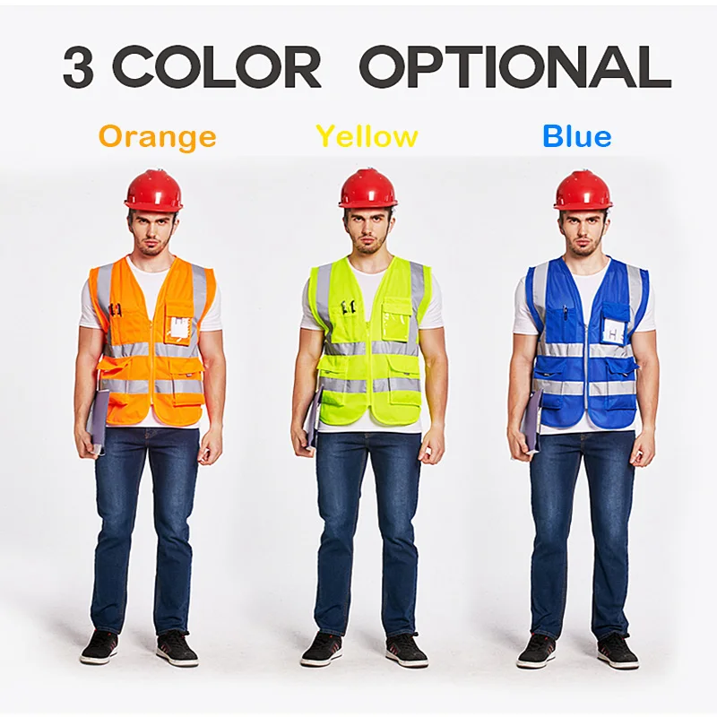 Жилет для руководителя SFVEST HI VIS VIZ светоотражающий защитный жилет работы