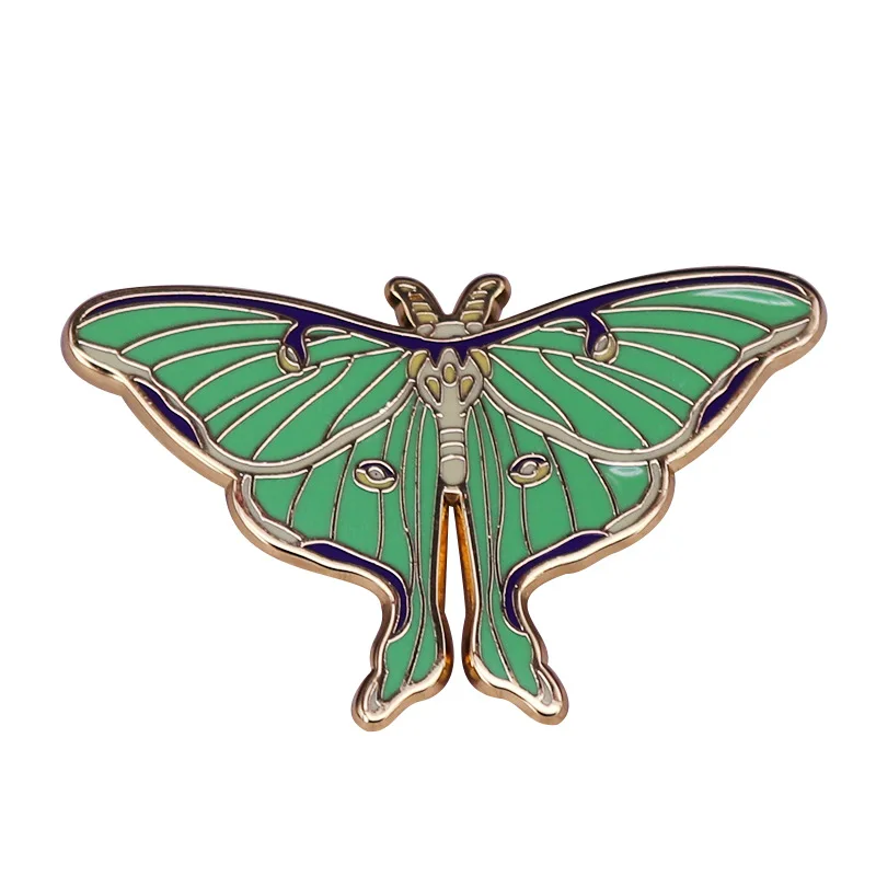 

SP719 Insect Butterfly Cool Metal Enamel Pins And Brooches For Women Men Lapel Pin Backpack Bags Hat Badge Gifts