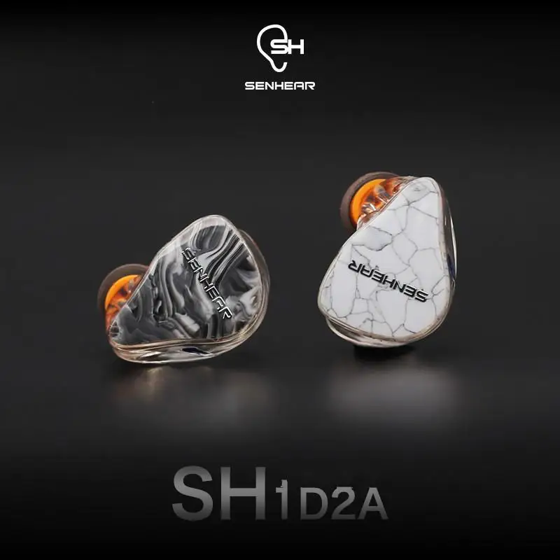 Senears SH1D2A Dynamic + 2 сбалансированные арматурные 3D Hi-Fi наушники для студийной