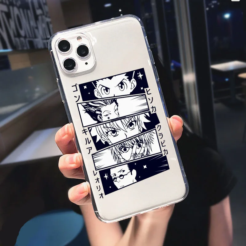 

Hunter X Hunter Killua Zoldyck Anime Phone Cover for iPhone 11 12 Pro Max SE 2020 XR X 6s 7 8 Plus Xs Max Soft Clear Case Fundas
