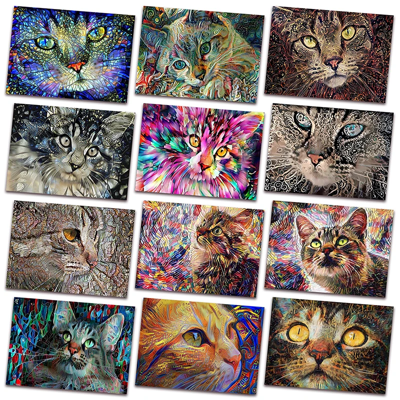 

Full Diamond Embroidery Animals cat dog 5D DIY Diamond Painting mosaic Cross Stitch color Kitten puppy grass picture Home Decor
