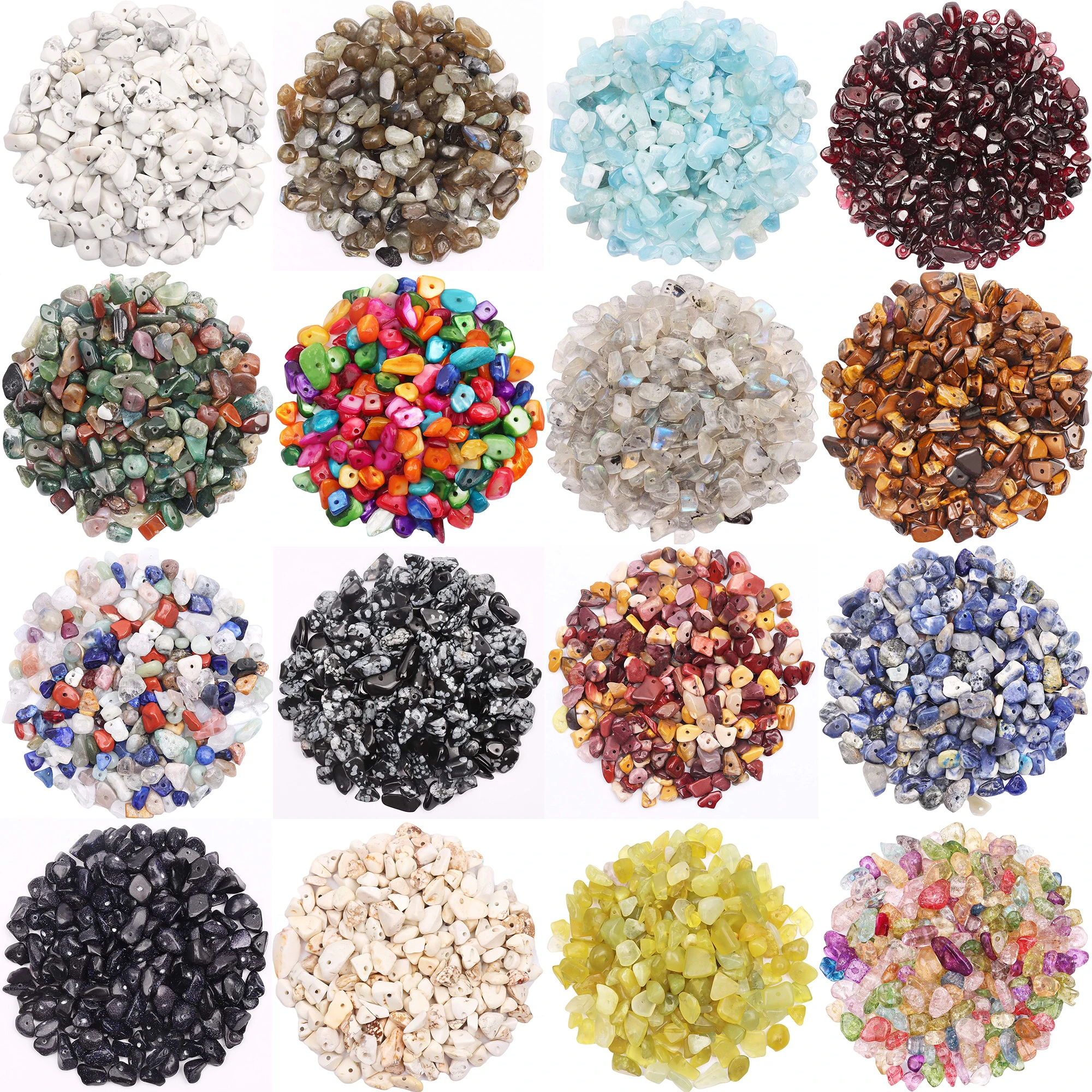 

Wholesale 5-8mm Natural Crystal Gray Labradorite Chip Gravel Beads For Jewelry Making Diy Bracelet Necklace