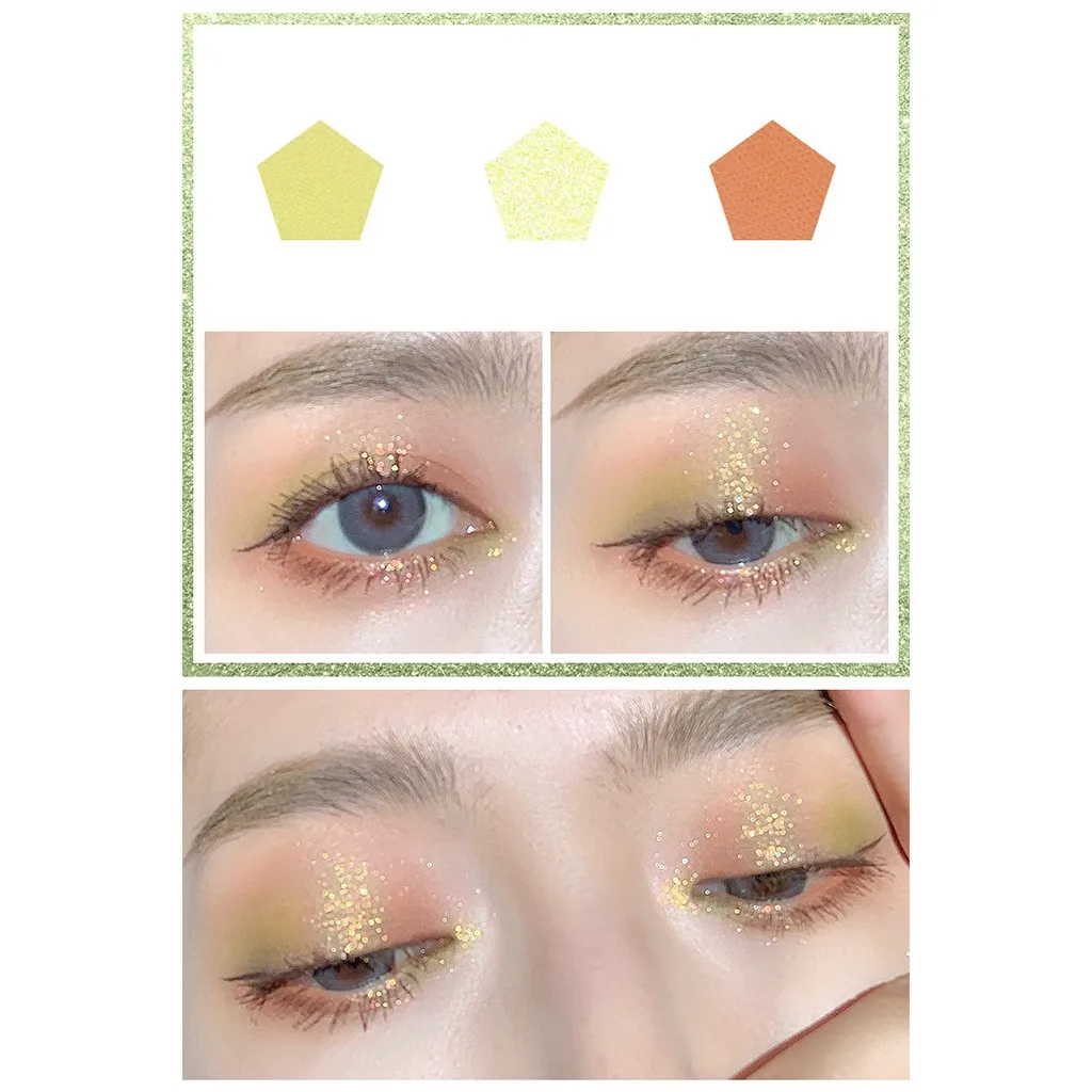 11 Color Eyeshadow Makeup Pallete Trend Flash Matte Pearl Polarized Eye Shadow Keyboard Fingertip Waterproof |