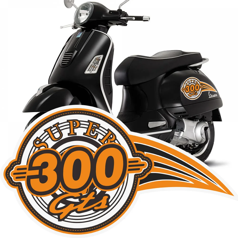 Наклейка на Корпус мотоцикла для piaggio Vespa GTS 300 GTS300 Спортивная эмблема супер Светоотражающая мото наклейка
