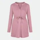 Повседневные рубашки для беременных женщин Одежда для беременных топы для кормления грудью Футболка для беременных с длинным рукавом Блузка с V-образным вырезом