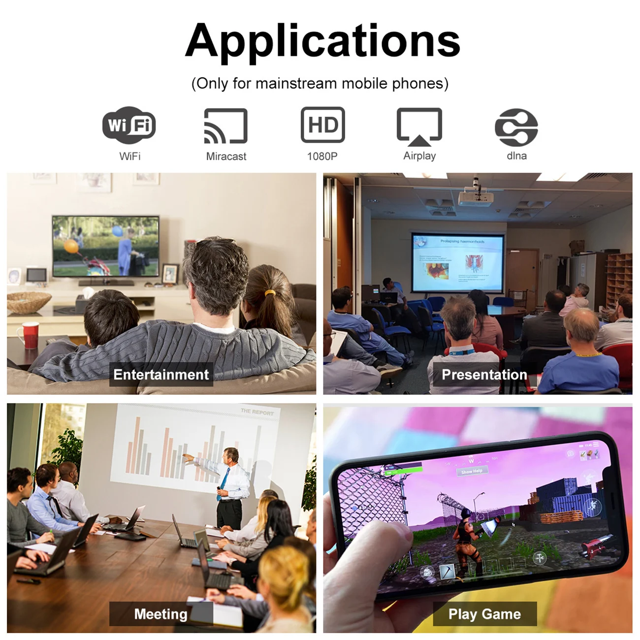 4K Anycast Miracast обмена потоковыми мультимедийными данными (AirPlay Для Chromecast 3 2 ультра