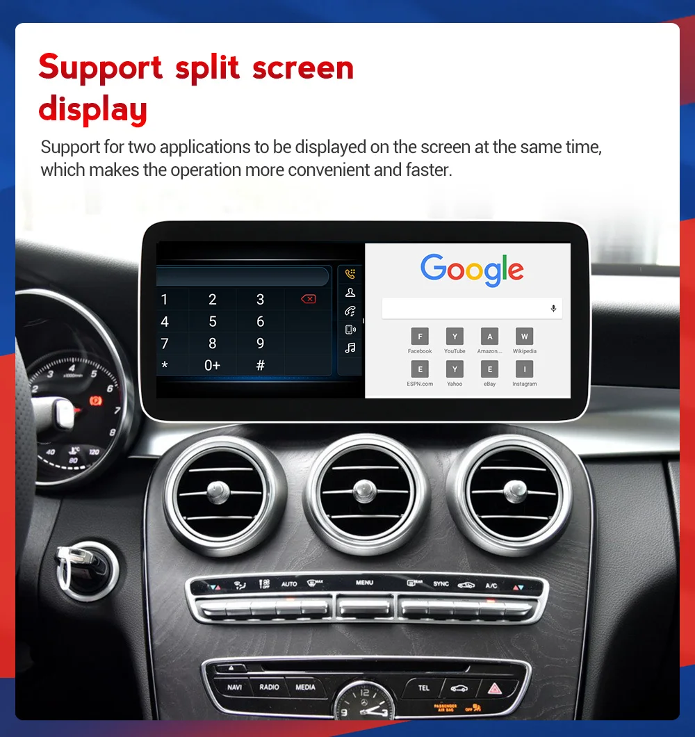 Автомобильный мультимедийный плеер MEKEDE 12 5 дюймов Android 10 0 DVD Радио для Mercedes BENZ E class