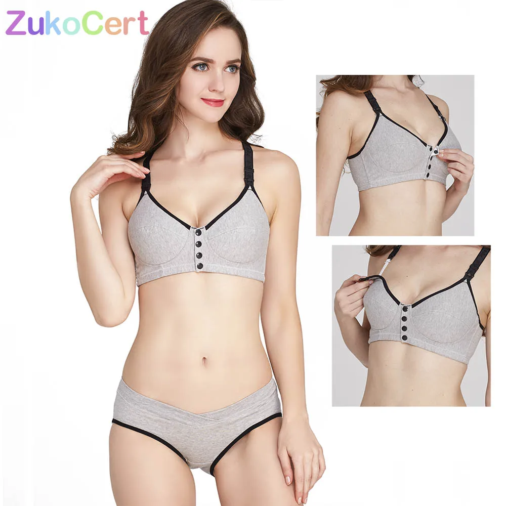 Комплект из бюстгальтера и трусиков хлопковые бюстгальтеры для беременных