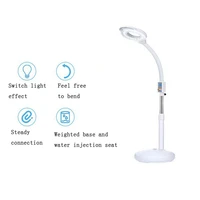 120 led magnifier floor lamp cold light magnifier retractable curved magnifying glass tattoo light beauty salon nail tattoo 220v