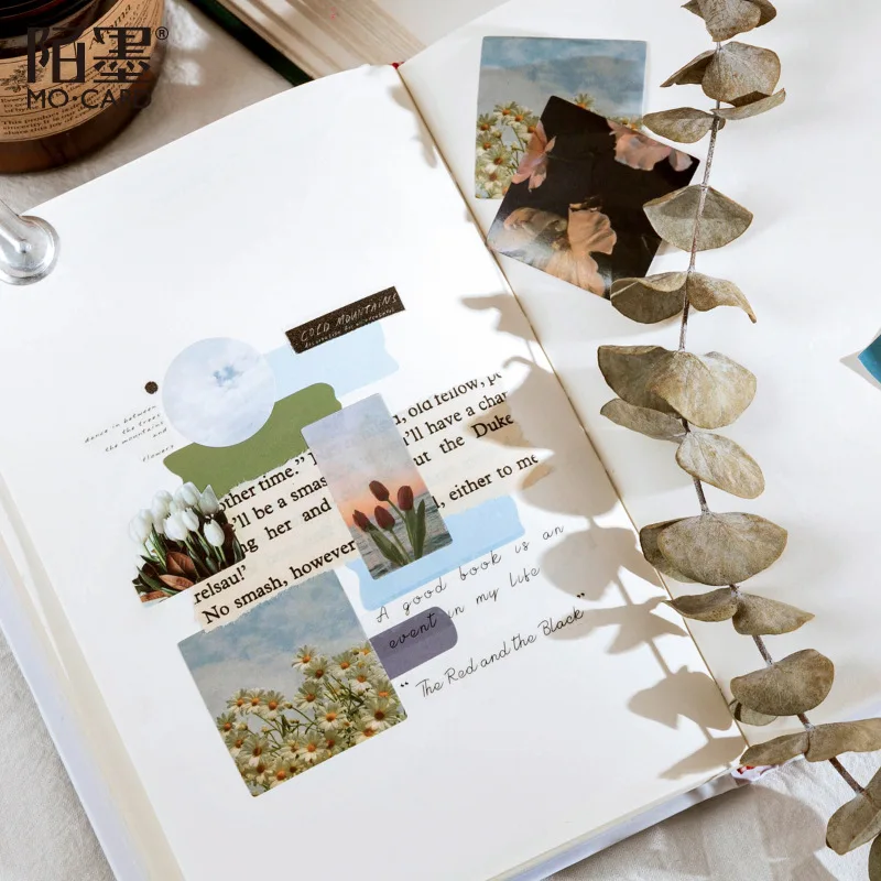 

46pcs/pack Flower Floral Stationery Sticker Planner Scrapbooking Deco School Office Supplies Kawaii Stationery Sticker