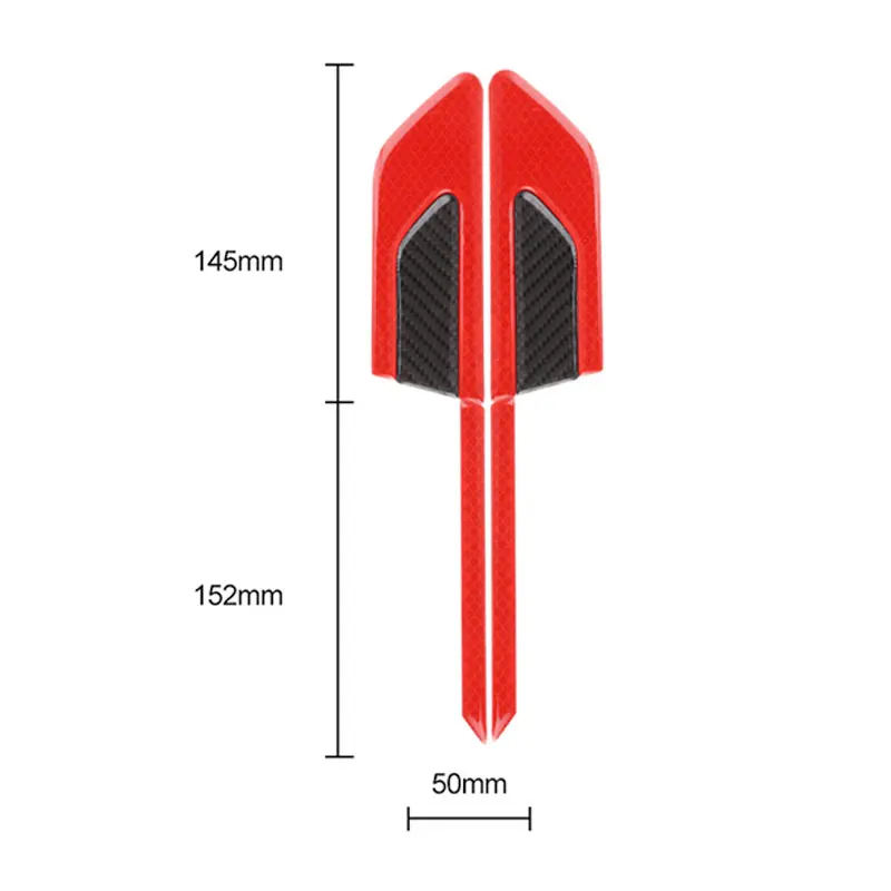2 шт./компл. Универсальная автомобильная Светоотражающая предупреждающая лента