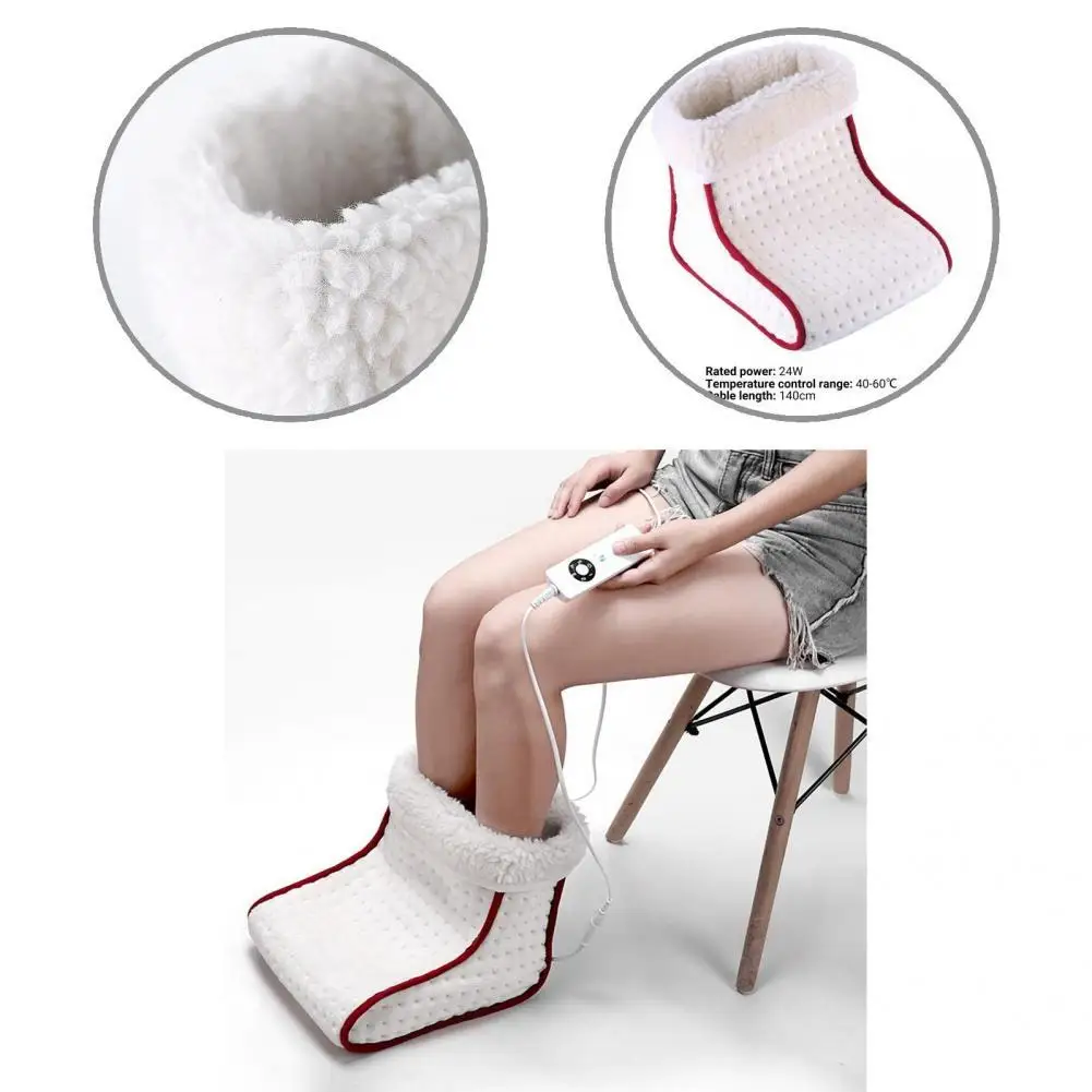 

High Security Effective Easy Cleaning Electric Heated Foot Warmer Detachable Base for Home Office