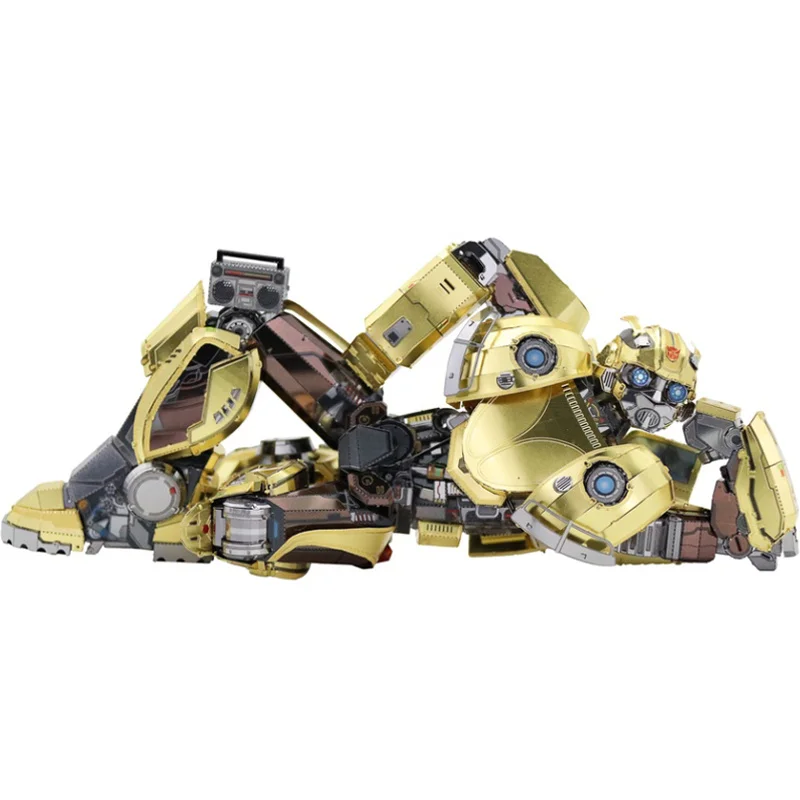 

Metal puzzle model Mu 3D Bumblebee T6, movie version, laser cutting, assembly, toys, desktop decoration, children's gifts