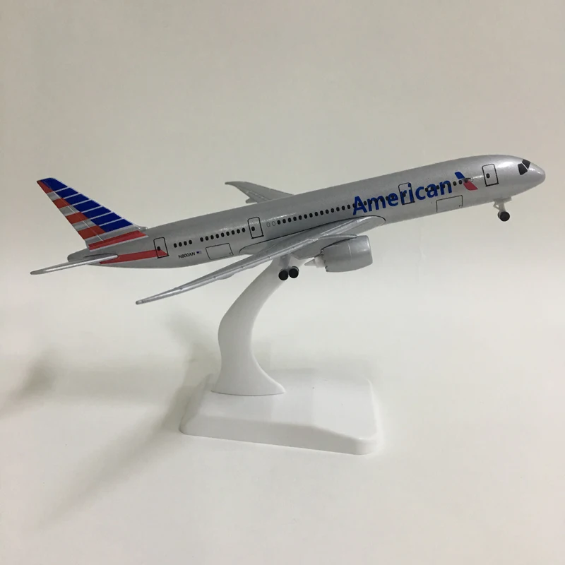 20 см Американский авиакомпании Boeing 787 модель самолета Соединенных Штатов B777