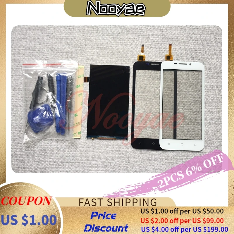 Белый/черный датчик для Huawei Ascend Y5 Y5C Y541 U02 ЖК дисплей + дигитайзер сенсорный экран