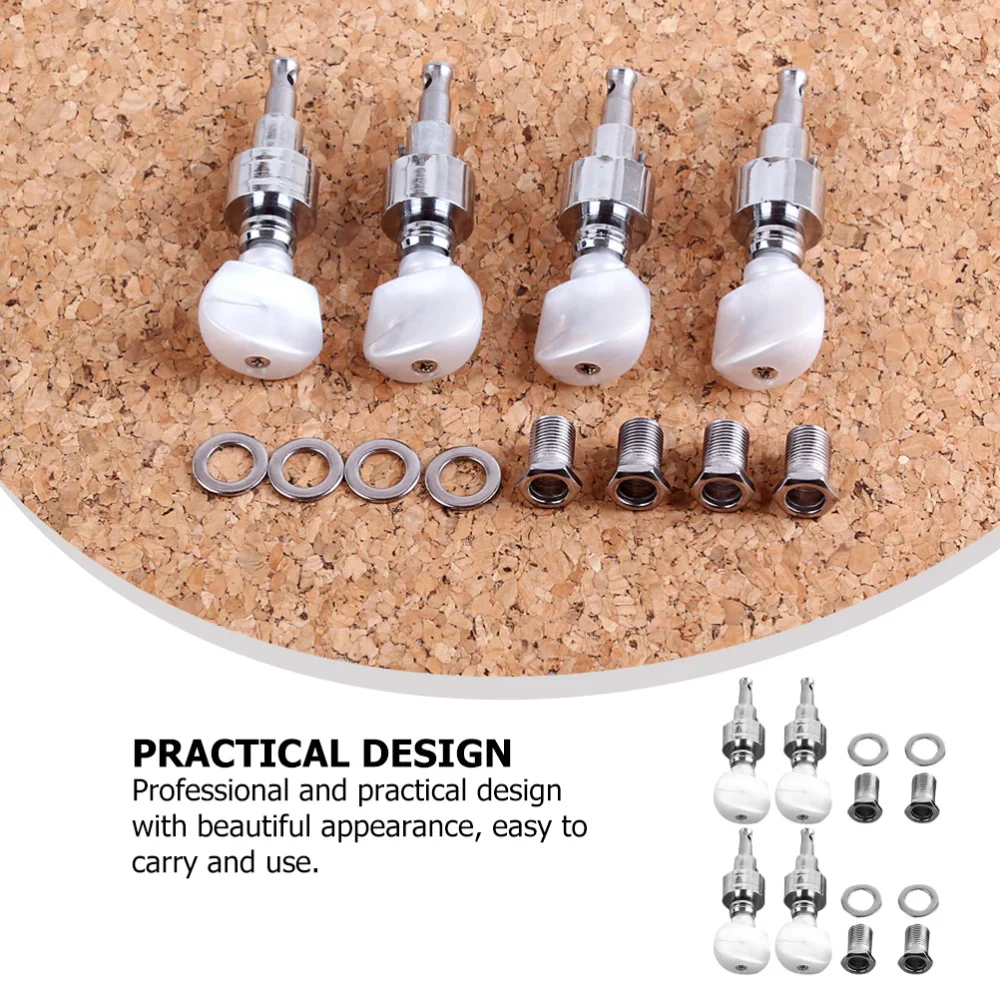 

4pcs Banjo Tuning Pegs Tuners String Key Banjo Parts Accessories Tuning Kit