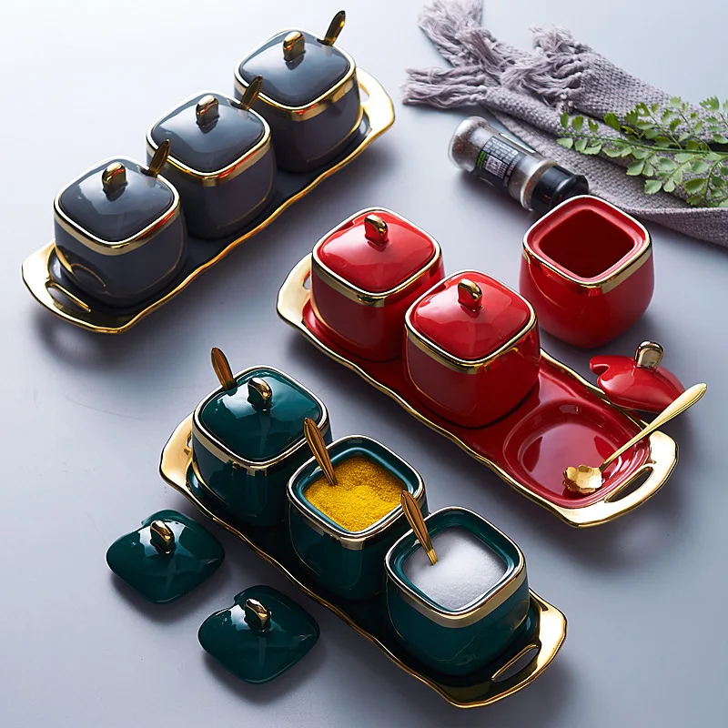 

Seasoning Bottle Spice Jars Ingredients and spices Pepper can storage can Storage Box Food Storage Box kitchen storage box food