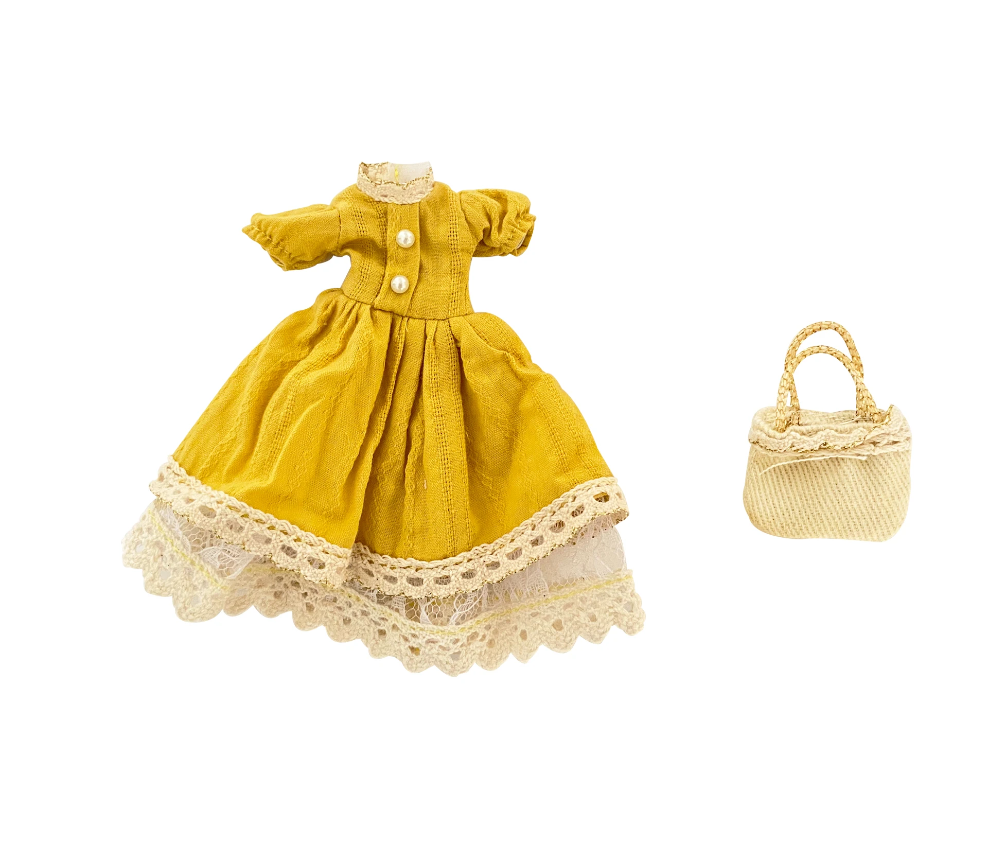 Аксессуары для кукольной одежды разноцветное платье юбка с сумочкой 1/6 | Игрушки