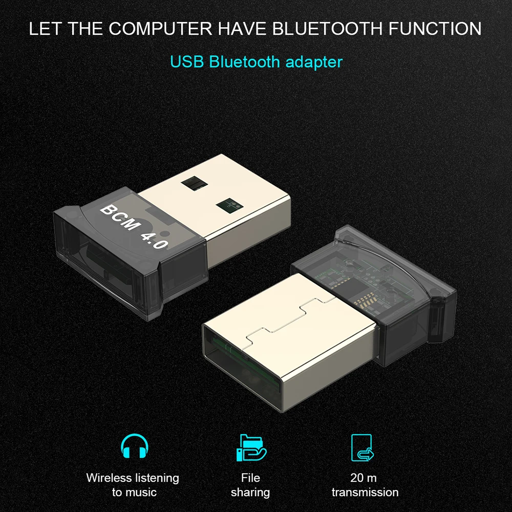 Kebidumei Bluetooth адаптер 4,0 USB ключ аудио Aux приемник передатчик для компьютера динамик аудио приемник