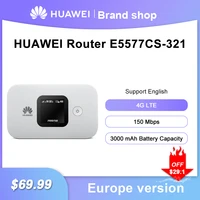 new europe version huawei e5577cs 321 4g wifi router lte cat4 150mbps mobile hotspot wireless e5577 321 modem battery 3000mah