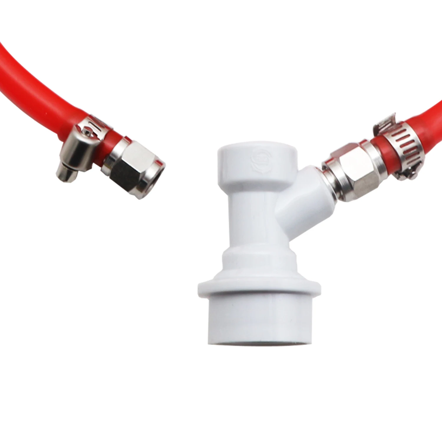 4-футовый шаровой замок для газовой линии быстроразъемный красный газовый шланг