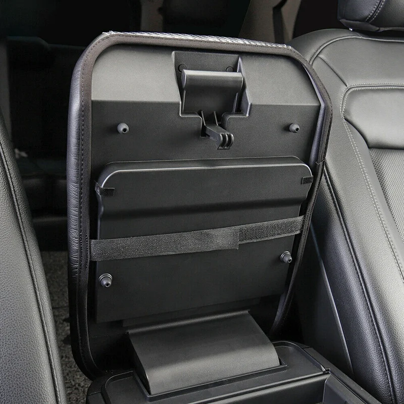 

Carbon Fiber Car Armrest Storage Box Cover Protector for Ford Explorer 2019-2021 Accessories