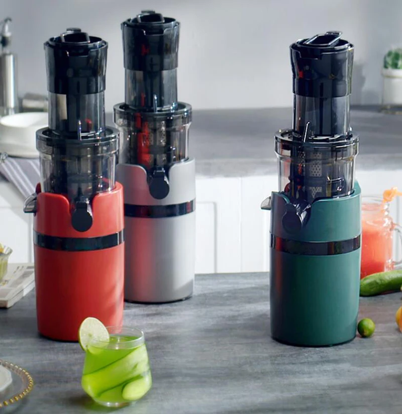 Exprimidor Original autom&aacute;tico, separaci&oacute;n de residuos de jugo, exprimidor peque&ntilde;o para el hogar, m&aacute;quina de jugo de fruta de gran di&aacute;metro-4