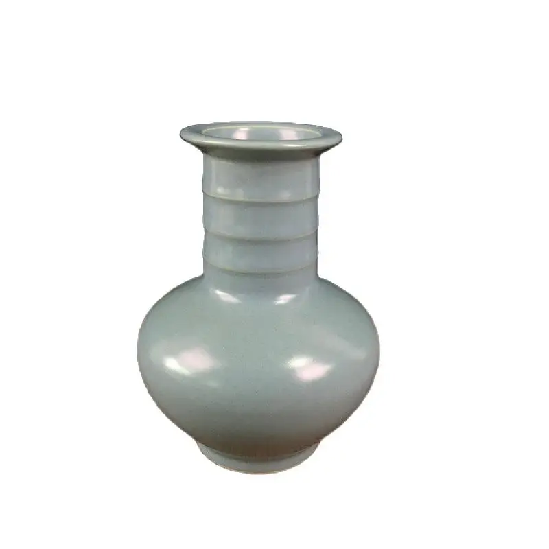 

Китайская старая фарфоровая синяя глазурованная ваза