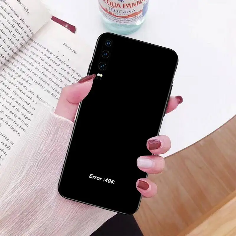 

HPCHCJHM 404 error print Soft Silicone TPU Phone Cover for Huawei Honor 20 10 9 8 8x 8c 9x 7c 7a Lite view pro