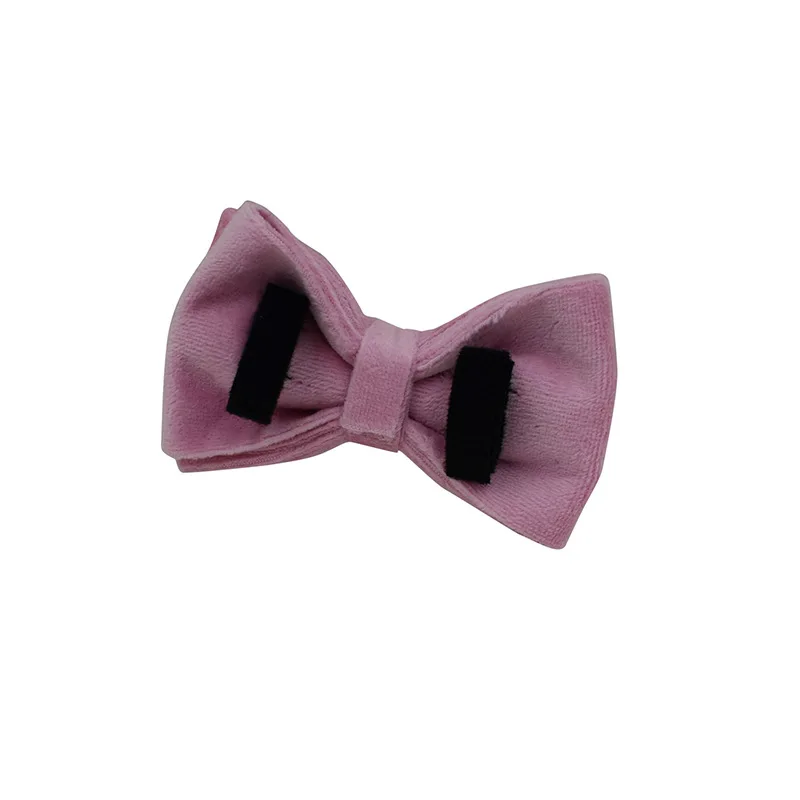 

Puppy Collar for Girls Custom Personalized Bowtie Pet Necklace Swan Flannel Small Medium Large Dog Collar and Leash Set