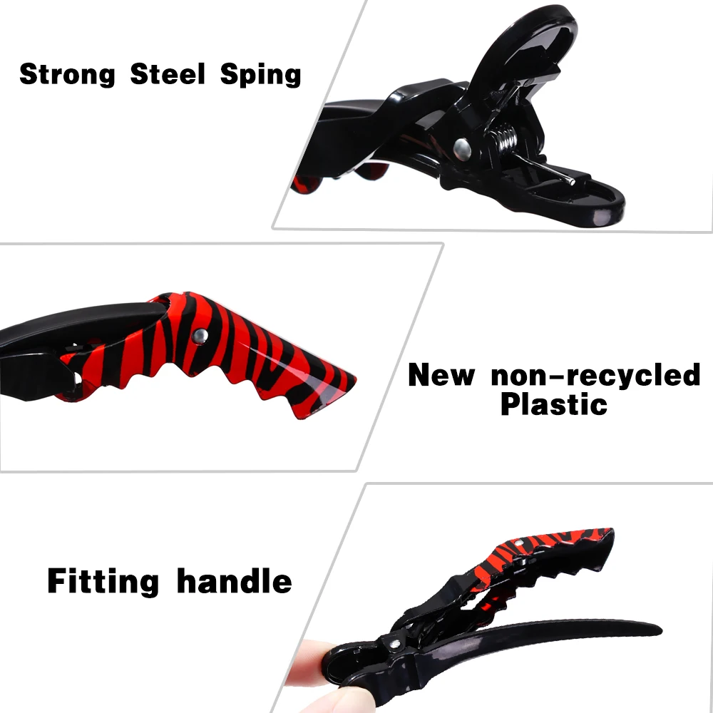 

2Pcs Fashion Alligator Hair Clips Styling Sectioning Clamp Elegant Hair Clips Non Slip Hair Accessory Women Girs Jaw Grip New