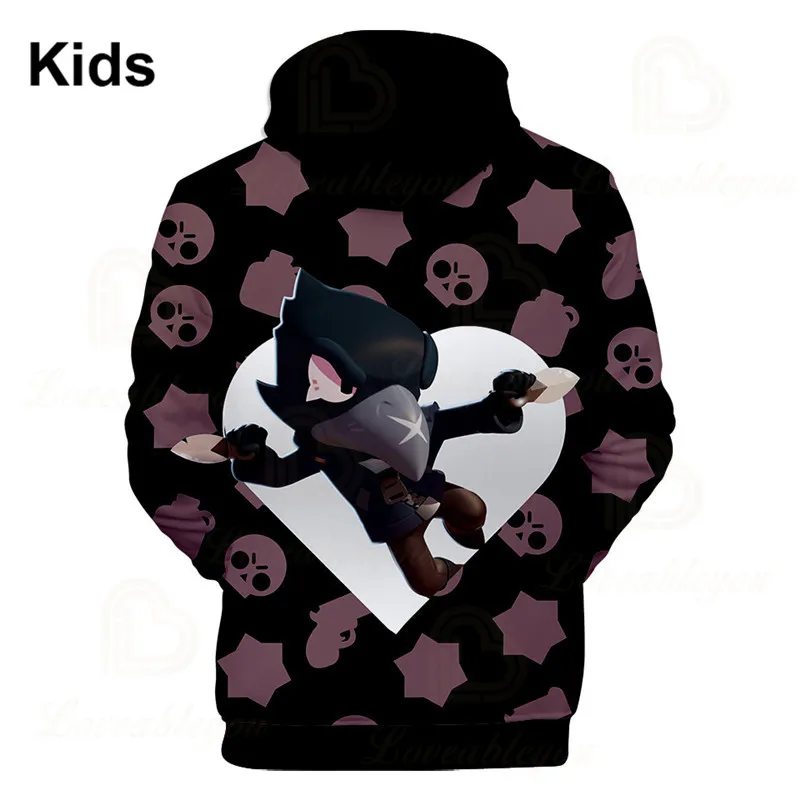 

Spike 3 To 14 Years Spike and Star,Kids Hoodies Shooting Game 3D Print Sweatshirt Boys Girls Cartoon Jacket Tops Teen Clothes