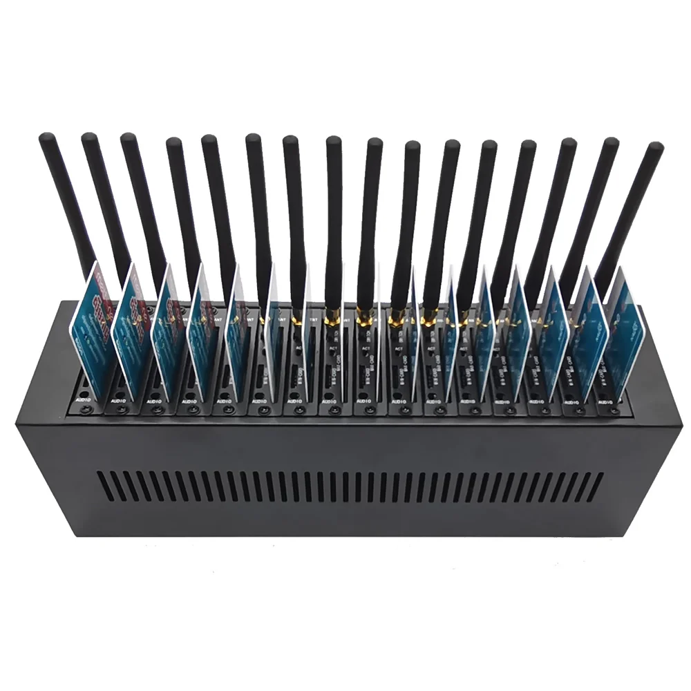 С оригинальным оптовым модемом USSD Voip Simbox Mass SMS Бесплатная смс программа 4G 16 порт