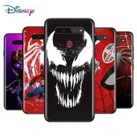 black soft marvel venom spiderman for lg k92 k62 k52 k42 k31 k22 k71 k61 k51s k41s k30 k20 g8 g8s g8x thinq phone case