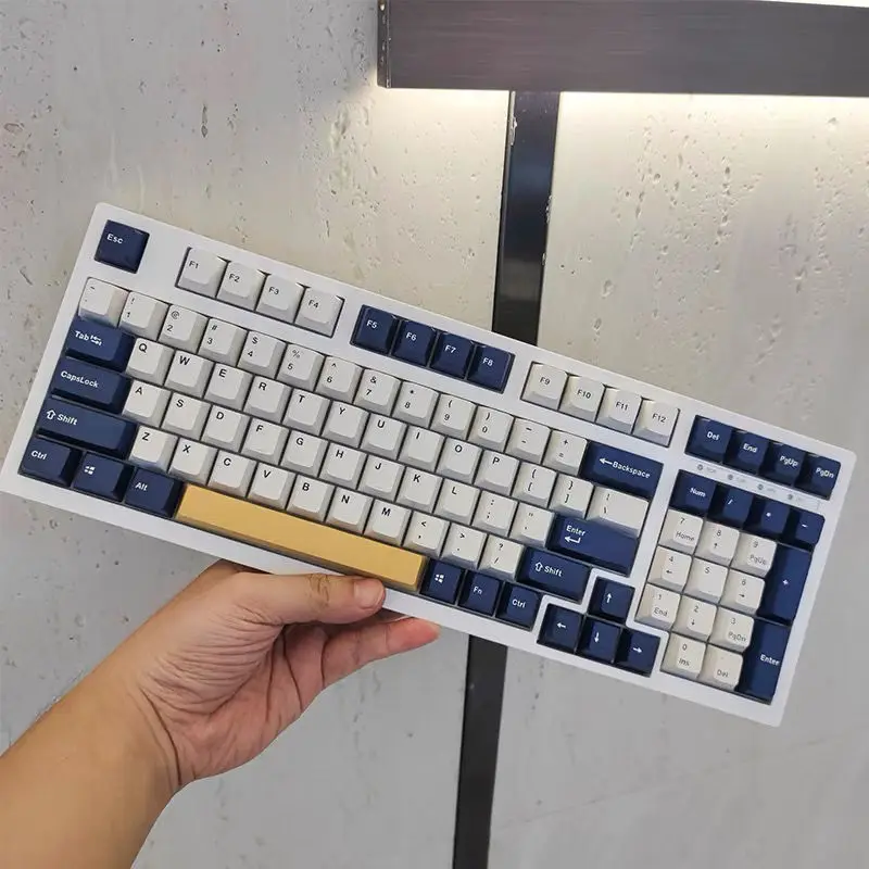 

Rudy Keycap 123 Key PBT сублимационный процесс OEM высокомеханическая клавиатура Keycap Cross Shaft для переключателя Cherry MX/61/87/104/108