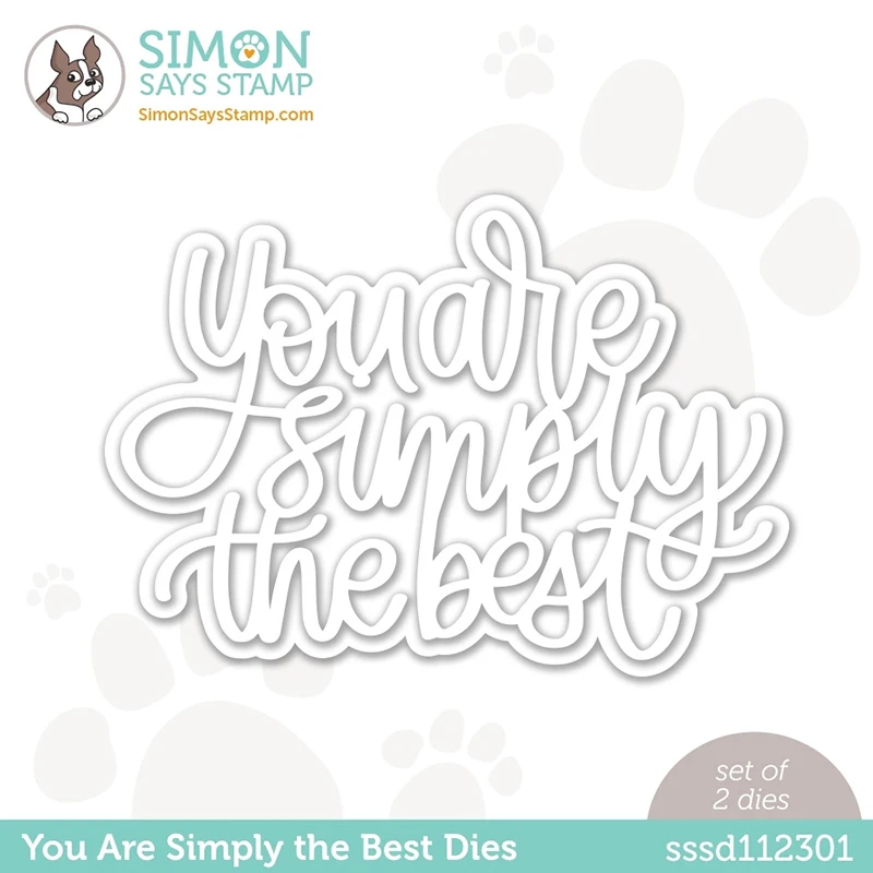 

you are simply the best Letters DIY Metal Cutting Dies Template Scrapbooking Decorative Embossing Make Stencil Craft Mold Decor