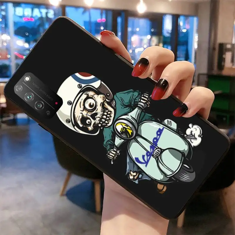 

Vespa Scooter Phone Case for Huawei Honor 30 20 10 9 8 8x 8c v30 Lite view 7A pro