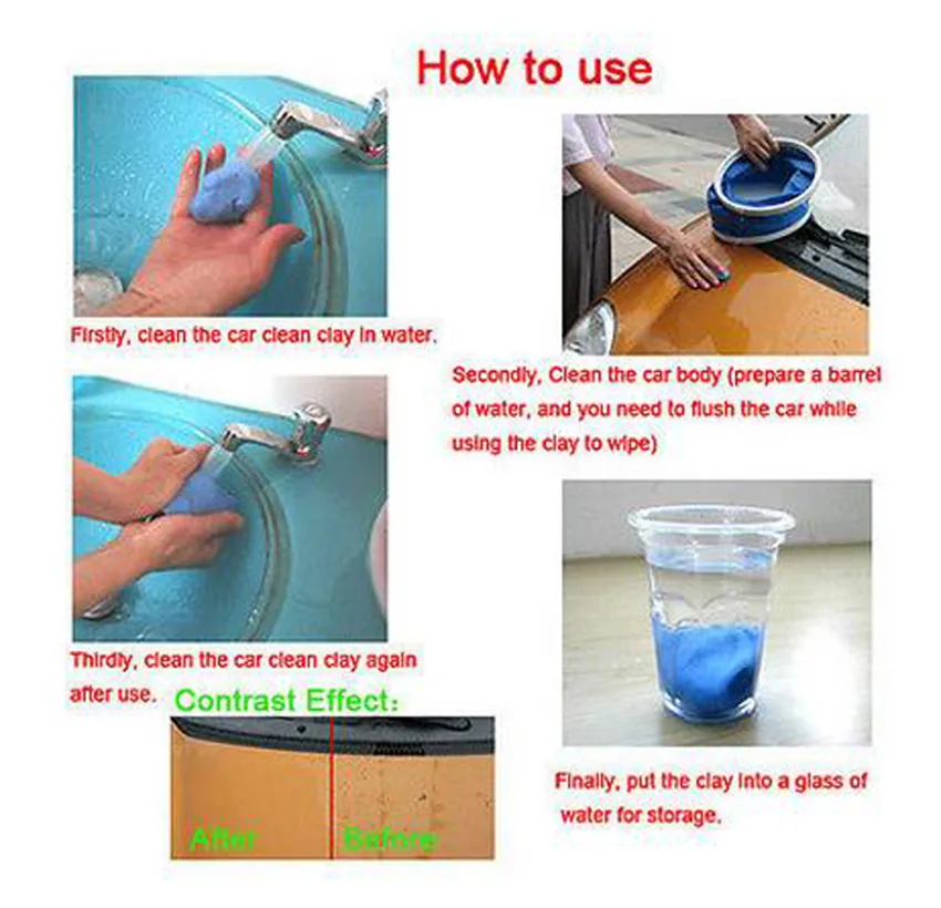 Новая глиняная полоска детейлинг очиститель осадка для автомобиля удаление