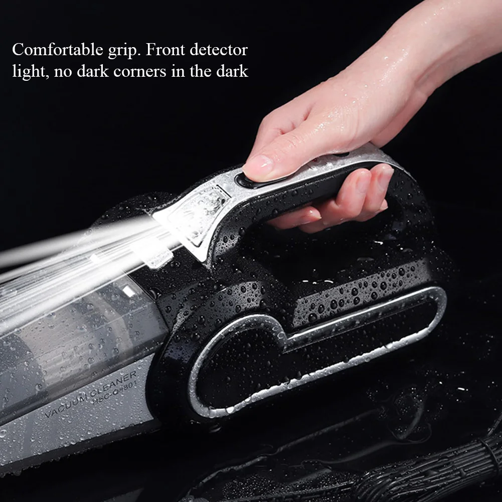 

4 In 1 Multifunctional Pump Pressure Digital Display Low Noise Rechargeable Led Wet Dry Car Vacuum Cleaner Interior Tire Inflate