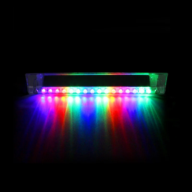 

1pc LED Wireless Car LED Alarm Lights Car Solar Flashing Warning Light Auto Super Bright Colorful Universal Interior Decoration