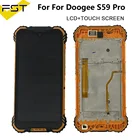 5,7 дюймовый ЖК-дисплей DOOGEE S59 Pro, сенсорный экран, дигитайзер в сборе, 100% Оригинальный ЖК-дисплей для Doogee S59 PRO, ЖК-дисплей с рамкой