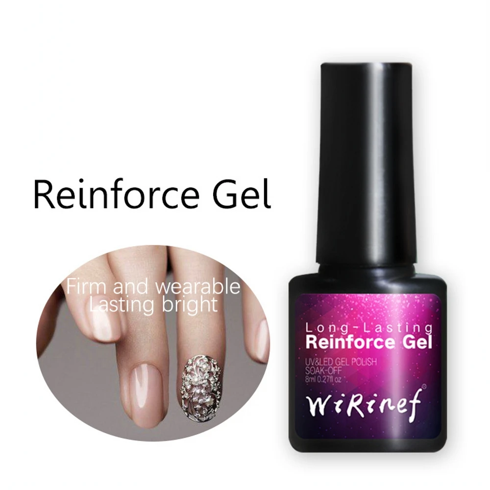 

8ml Top Base Coat Gel Polish UV Shiny Sealer Soak off Reinforce Long Lasting Nail Art Manicure Gel Varnish Prime