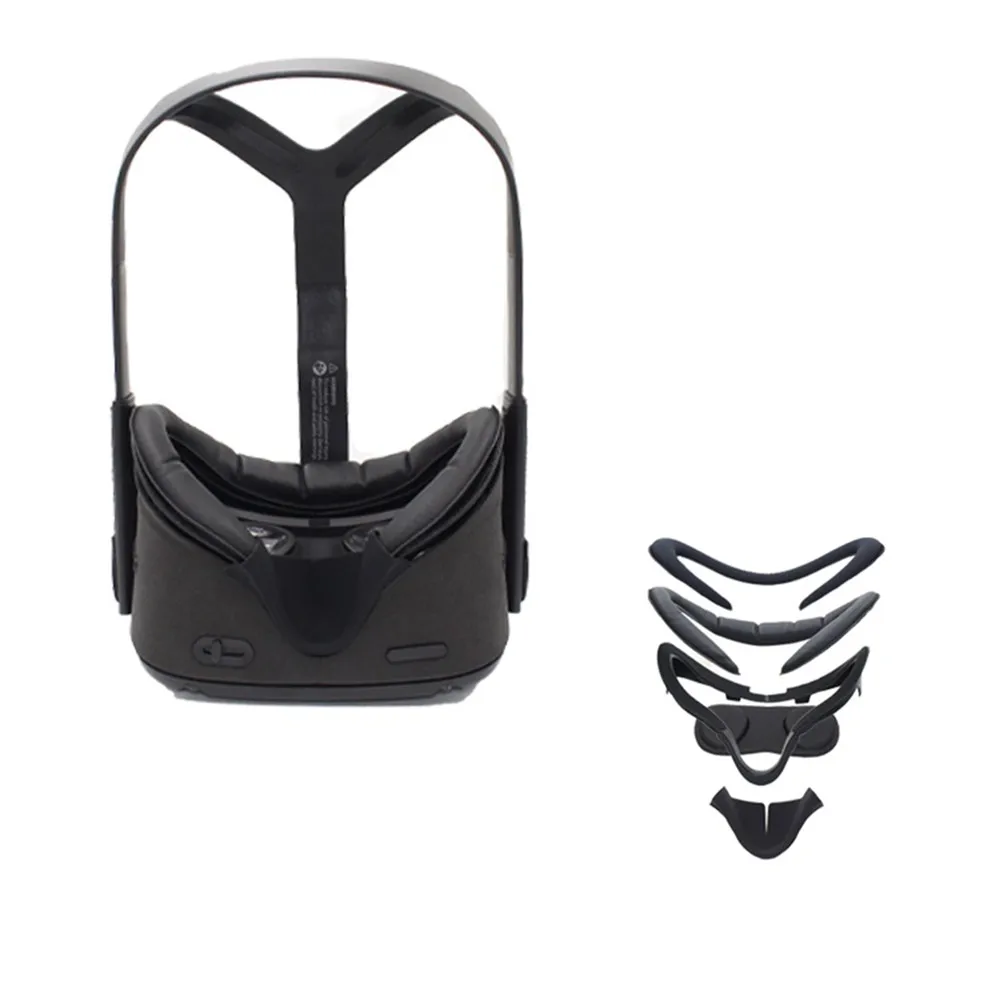 

Anti-sweat Leather Sponge Eye Mask for Oculus Quest VR Headset Dustproof Lens Cover Face Mask Shading Nose Pad Set