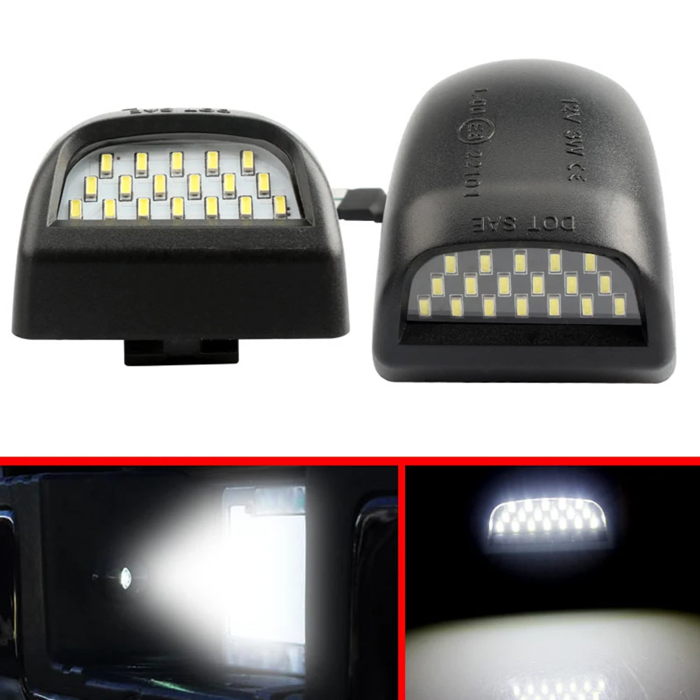 Светодиодная лампа для номерного знака 2 шт. сменная в сборе Tah Chevy Silverado Tahoe GMC