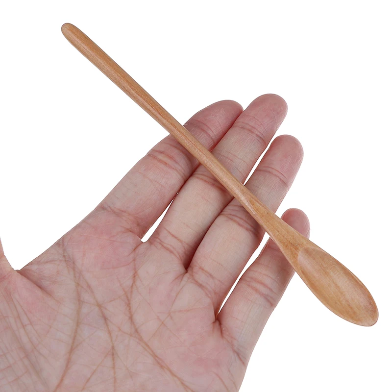 

15.5cm Wooden Spoon for Cooking Honey Spoon Server Tea Coffee Stirring Spoon Kitchen Accessories
