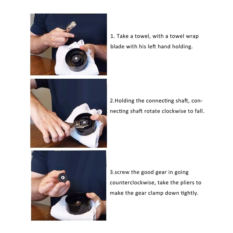 

Replacement Accessories Base Gear Fit for Magic Blender 250W MB100, Blade Gear and Rubber Gear Seal Rings