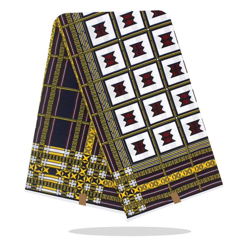 Материал свадебного платья в стиле Анкары 100% мягкая хлопчатобумажная ткань с