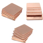 5 шт., медные теплоотводящие прокладки для ноутбука, 0,3-2 мм