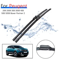 lhd front wiper blades for peugeot 208 2008 308 3008 408 508 5008 boxer partner windshield windscreen front window