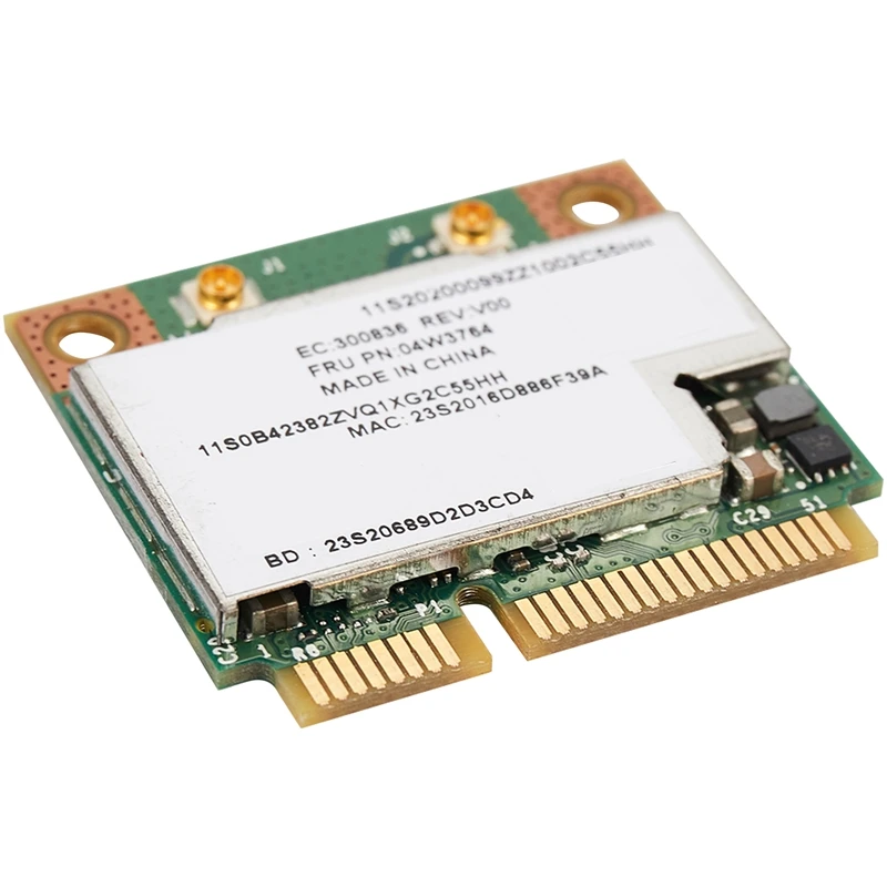 Беспроводная мини-карта PCI-E BCM943228HMB 04W3764 Wi-Fi Bluetooth 4 0 компактная для Lenovo E130 E135 E330 E335